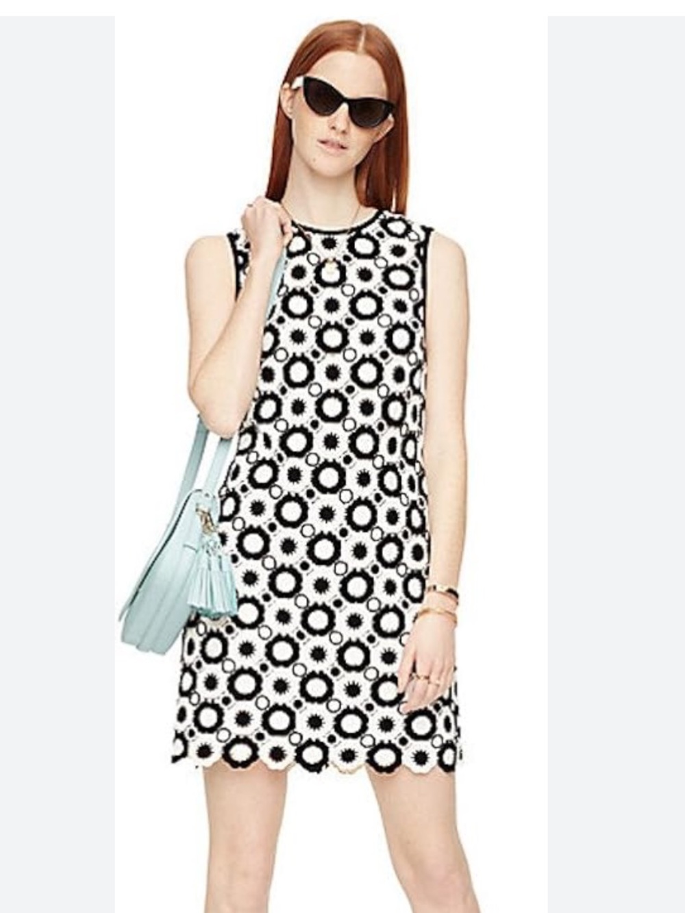 kate spade Black and White Mod dress